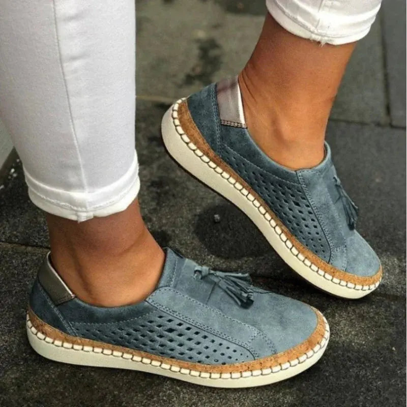 Women's Slip-On Casual Loafers with Arch Support for Walking