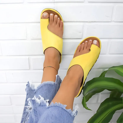 Women's Slip-On Open Toe Casual Walking Slide Sandals