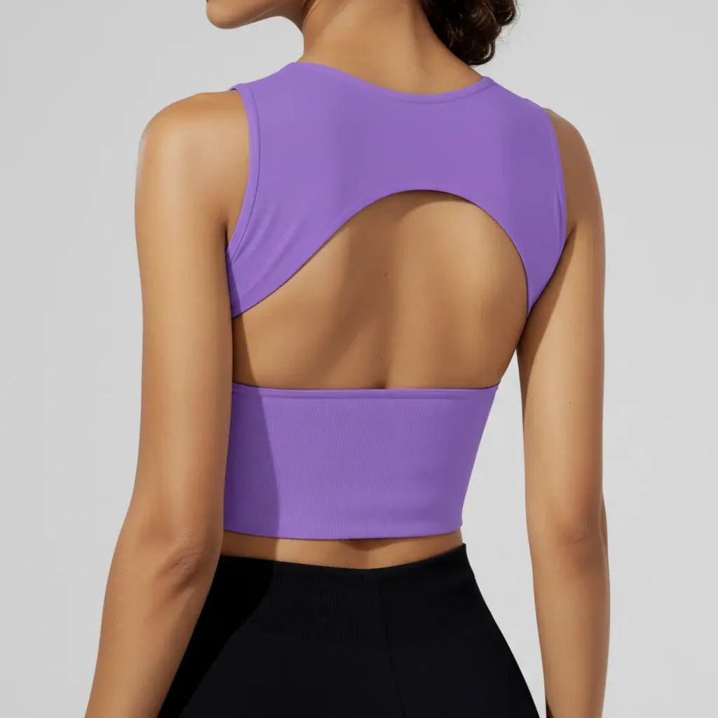 Women's Stretch Pickleball Crop Tank – Athletic Workout Top