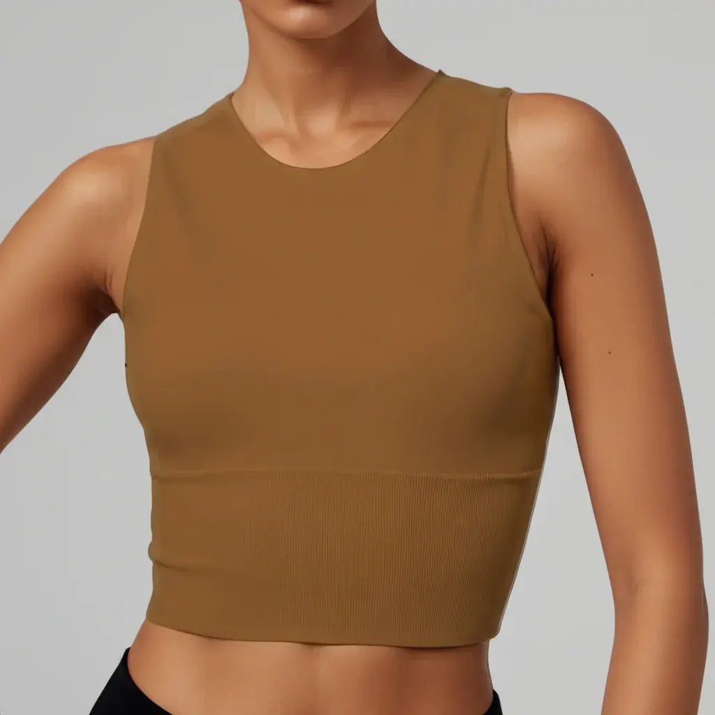 Women's Stretch Pickleball Crop Tank – Athletic Workout Top