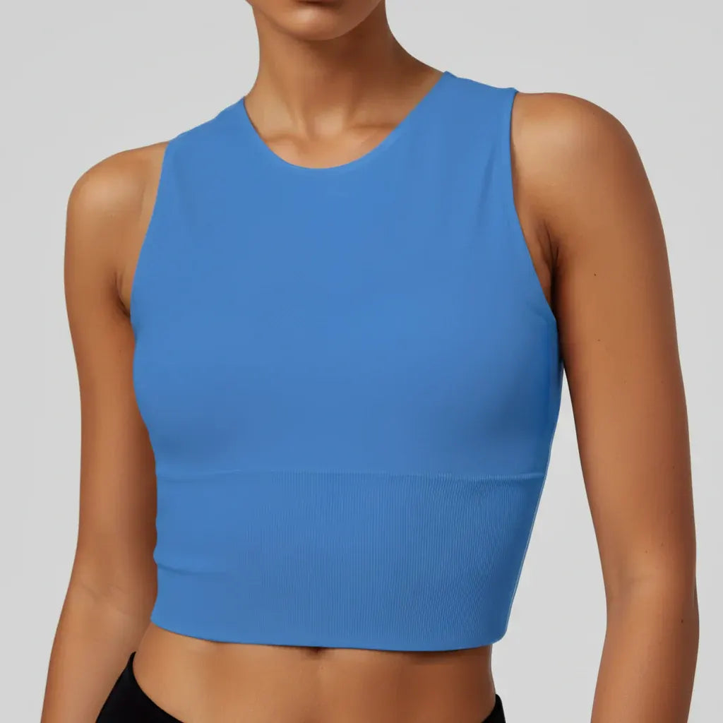 Women's Stretch Pickleball Crop Tank – Athletic Workout Top