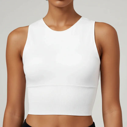 Women's Stretch Pickleball Crop Tank – Athletic Workout Top