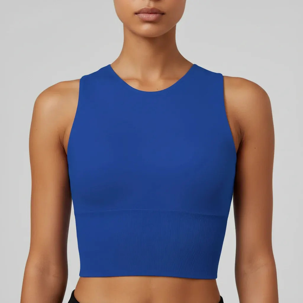 Women's Stretch Pickleball Crop Tank – Athletic Workout Top