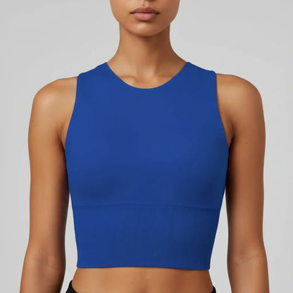 Women's Stretch Pickleball Crop Tank – Athletic Workout Top