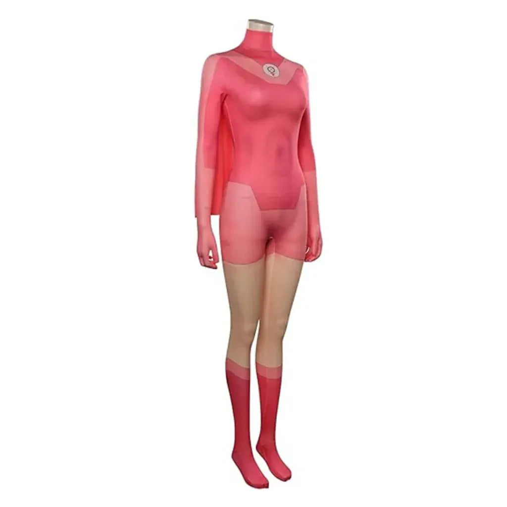 Women's Superhero Halloween Costume Jumpsuit Outfit