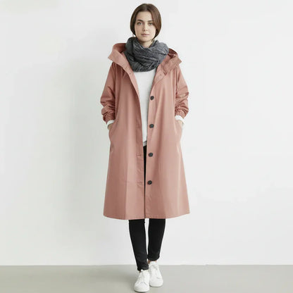 Women's Waterproof Trench Coat for Winter