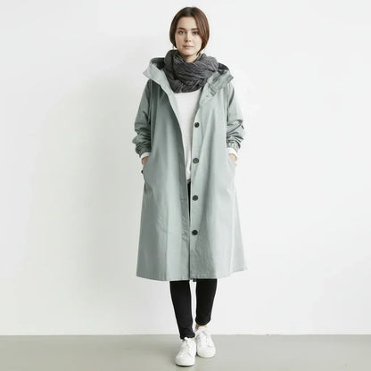 Women's Waterproof Trench Coat for Winter