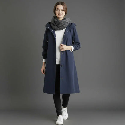 Women's Waterproof Trench Coat for Winter