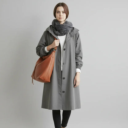 Women's Waterproof Trench Coat for Winter