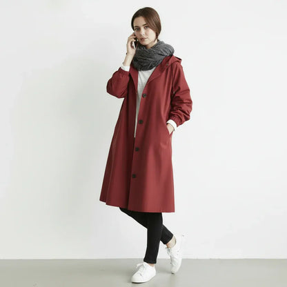Women's Waterproof Trench Coat for Winter