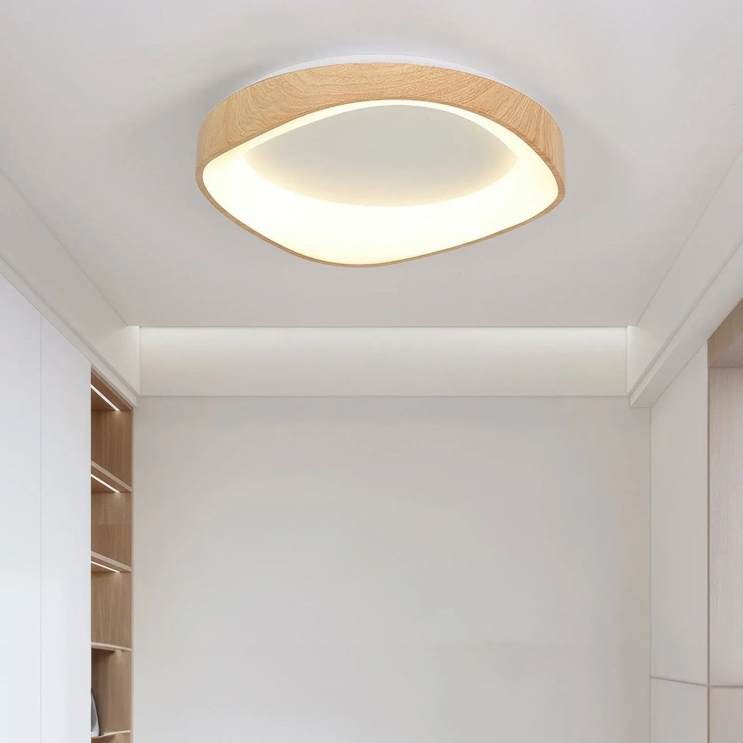 Wood Grain Nordic Style Ceiling Lamp Fixture