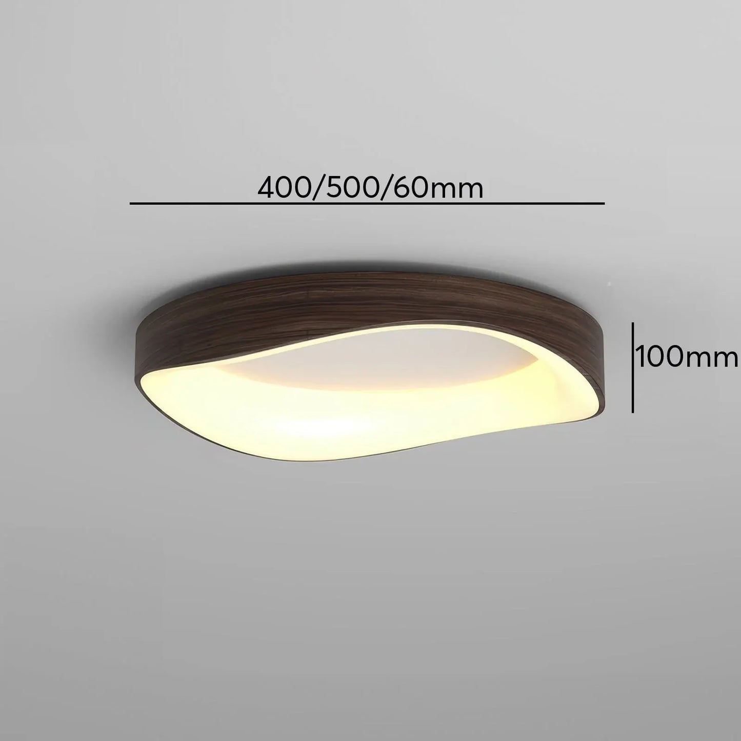 Wood Grain Nordic Style Ceiling Lamp Fixture