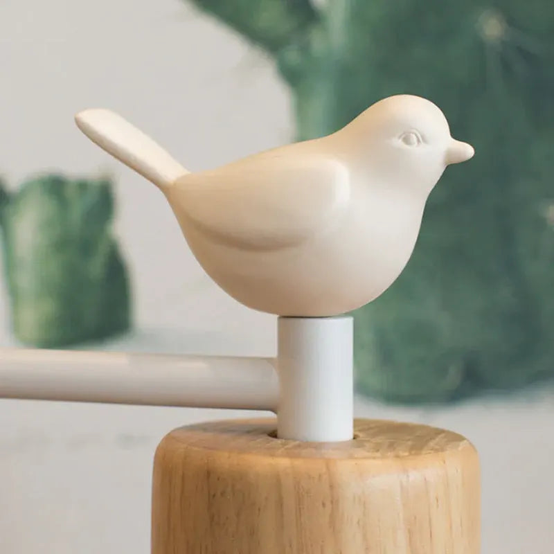 Wooden Bird-Shaped LED Wall Sconce | Nordic Bedside Sconce Light
