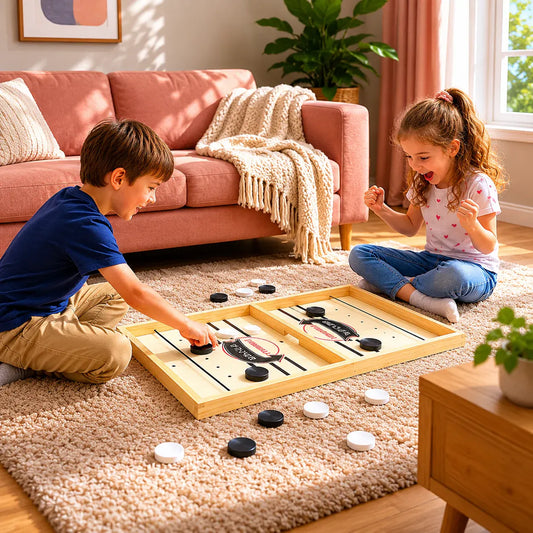 Wooden Catapult Tabletop Game Set for Family Fun Night