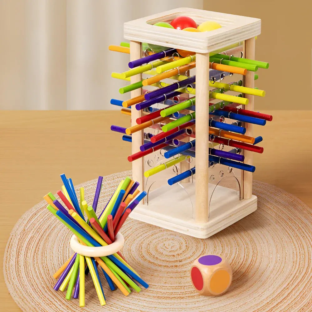 Wooden Concentration Family Board Game - Montessori Learning Toy