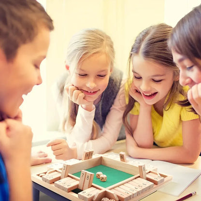 Wooden Math Learning Game Set for Family Tabletop Education