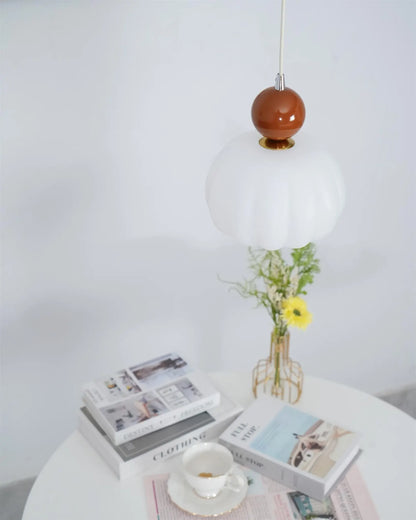 Yedra Pendant Light | Round Organic Acrylic Design