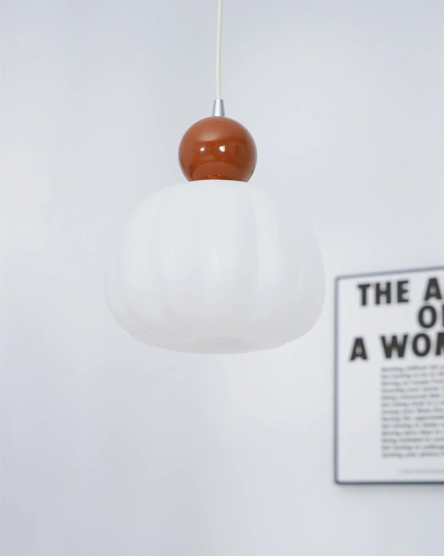 Yedra Pendant Light | Round Organic Acrylic Design