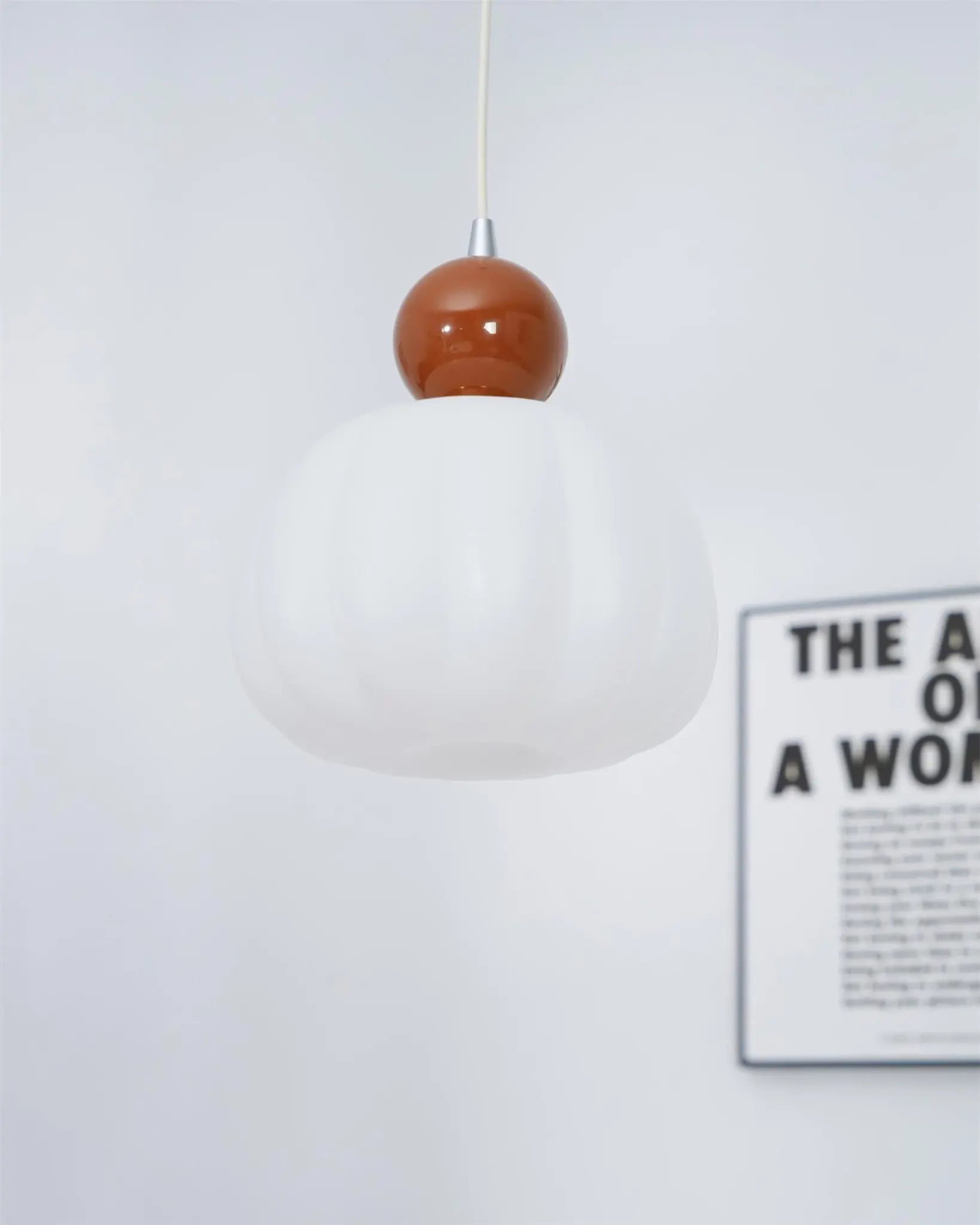 Yedra Pendant Light | Round Organic Acrylic Design