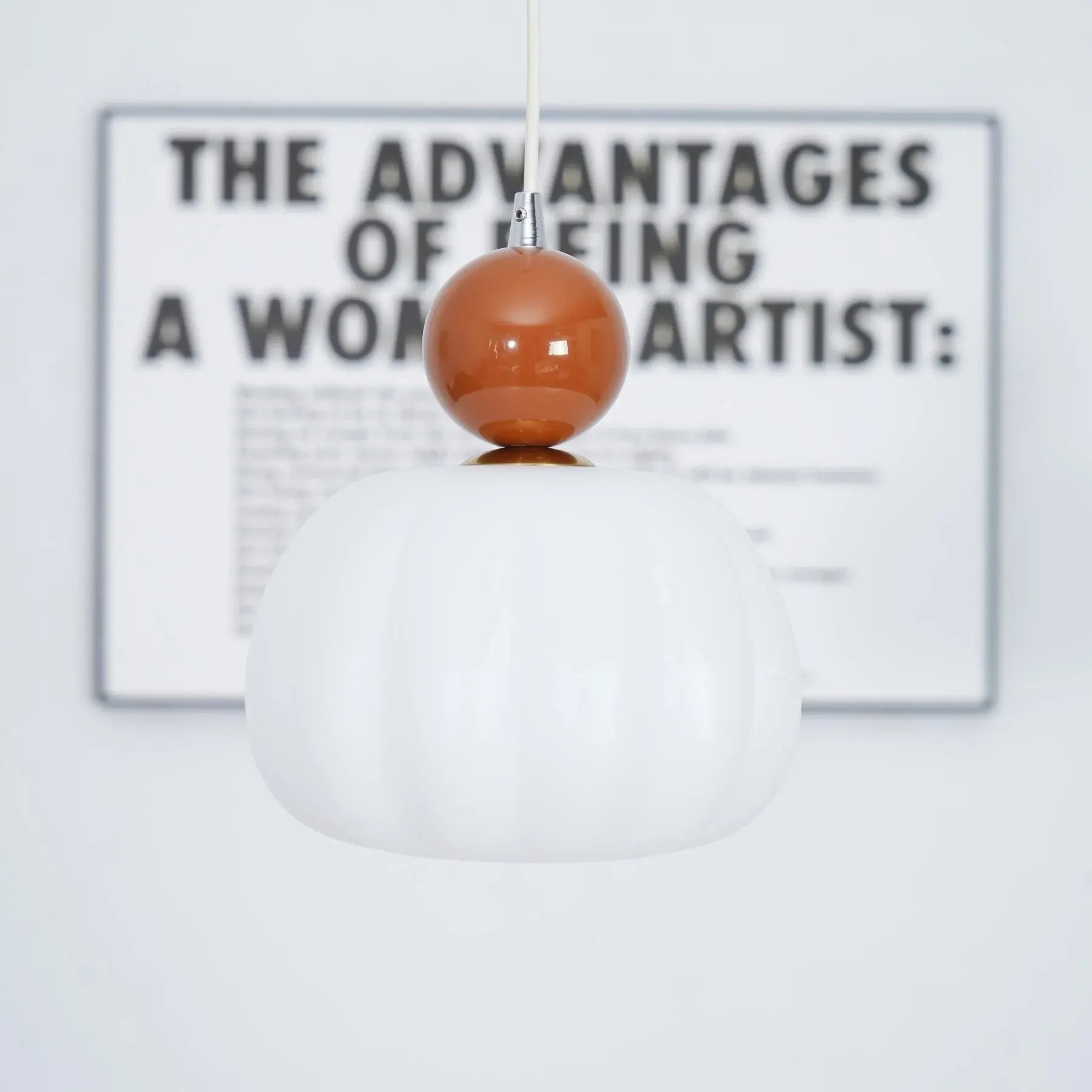Yedra Pendant Light | Round Organic Acrylic Design