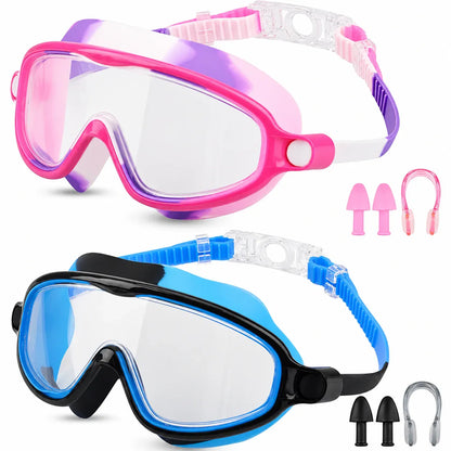Youth Anti-Fog Swim Goggles Training Eyewear for Pool & Summer Swimming