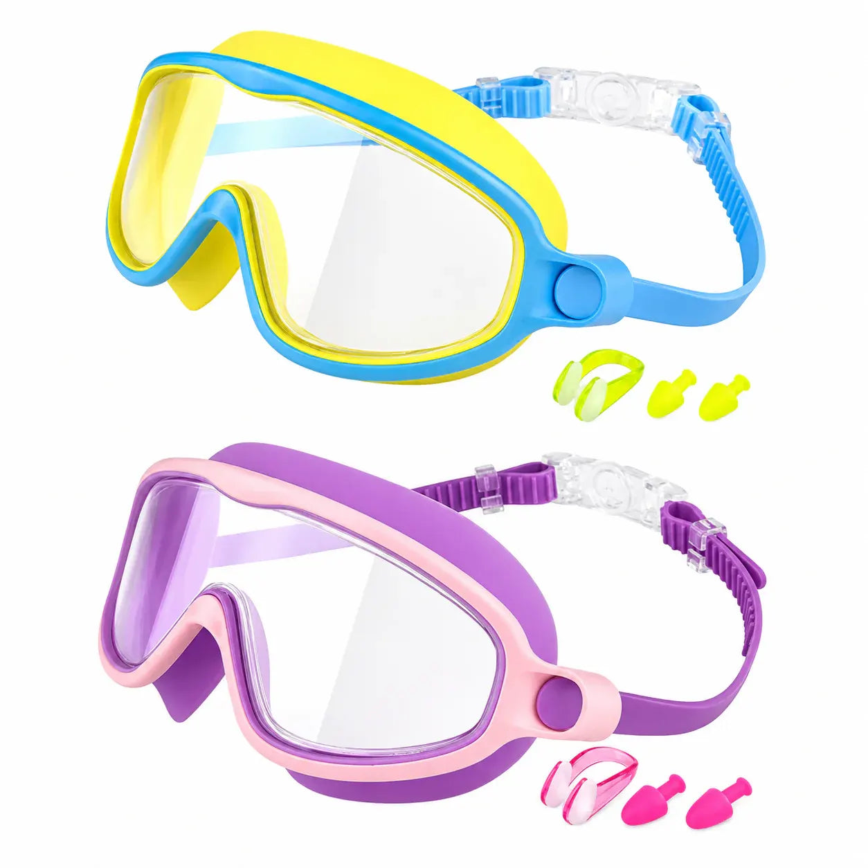 Youth Anti-Fog Swim Goggles Training Eyewear for Pool & Summer Swimming