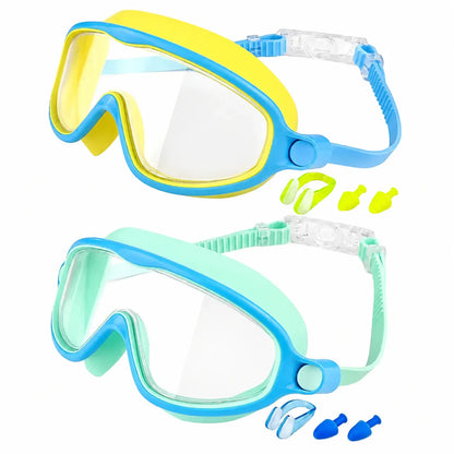Youth Anti-Fog Swim Goggles Training Eyewear for Pool & Summer Swimming