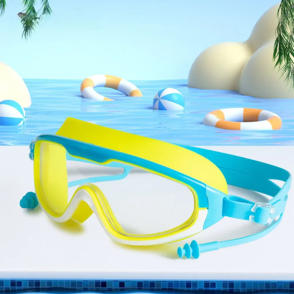 Youth Anti-Fog Swim Goggles Training Eyewear for Pool & Summer Swimming