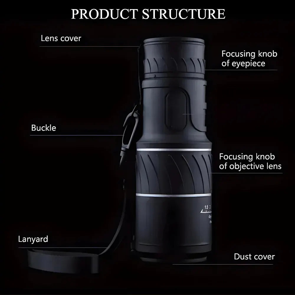 Zoom Outdoor Night Vision Monocular Optical Viewing Scope